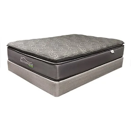 Queen Super Pillow Top Fusion Mattress and 9" Standard Foundation